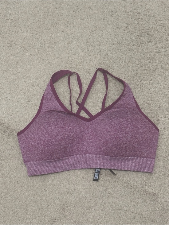 PINK Victoria's Secret Other - PINK Victoria's Secret Mauve Heather Crisscross Sports Bra